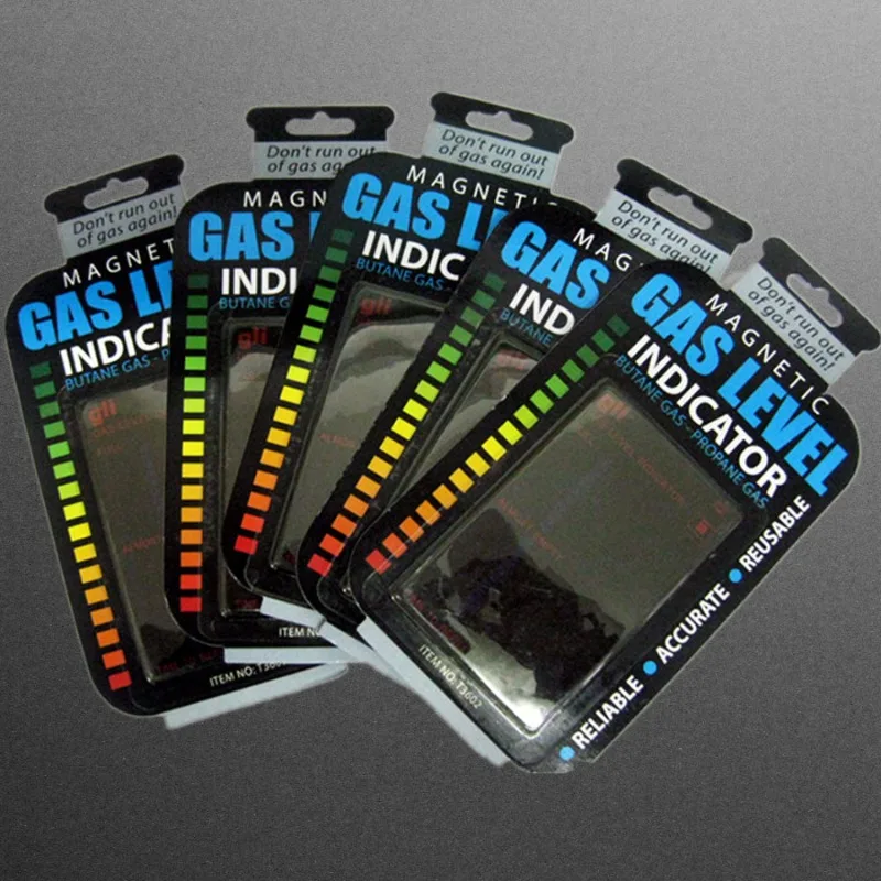 Gas Indication Liquid Level Propane Butane LPG Fuel Magnetic Measuring Gauge Gas Pressure Test Card Bottle Gas Test Sticker
Gas Indication Liquid Level Propane Butane LPG Fuel Magnetic Measuring Gauge Gas Pressure Test Card Bottle Gas Test Sticker