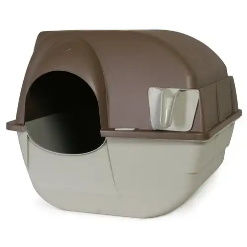 

Roll 'N Clean Cleaning Litter Box Regular Size Stainless steel litter box Cat hammock Caixa de areia para gato Aseo para gatos