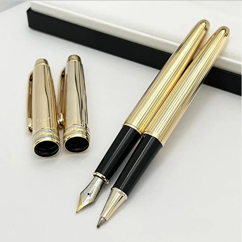 

Luxury MB 163 Ag925 Fountain Rollerball Ballpoint Pens Gift Office Supplies Stationery With Series Number