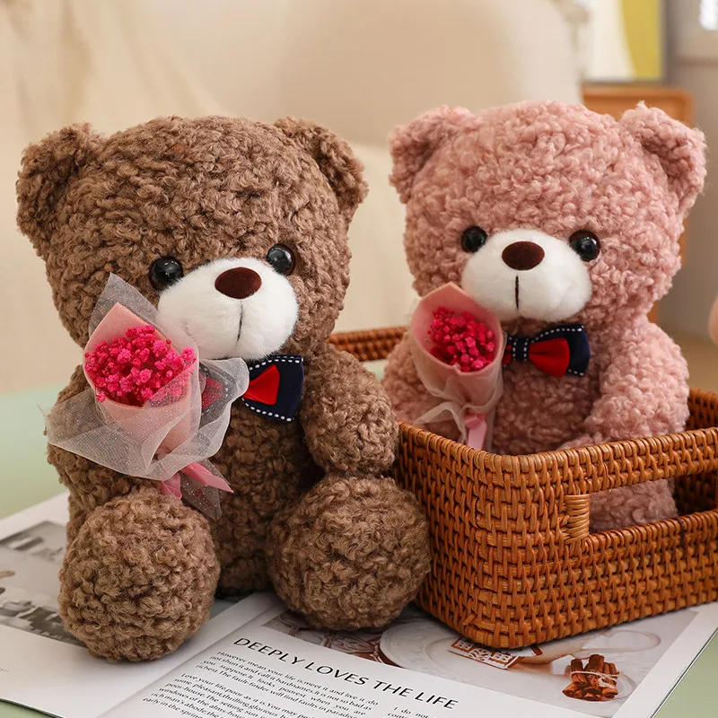 25 см Kawaii Hug Медведь-букет плюшевая игрушка, мягкий супер мягкий галстук-бабочка, медведь, Детская кукла, подруга, рождественский подарок
25 см Kawaii Hug Медведь-букет плюшевая игрушка, мягкий супер мягкий галстук-бабочка, медведь, Детская кукла, подруга, рождественский подарок