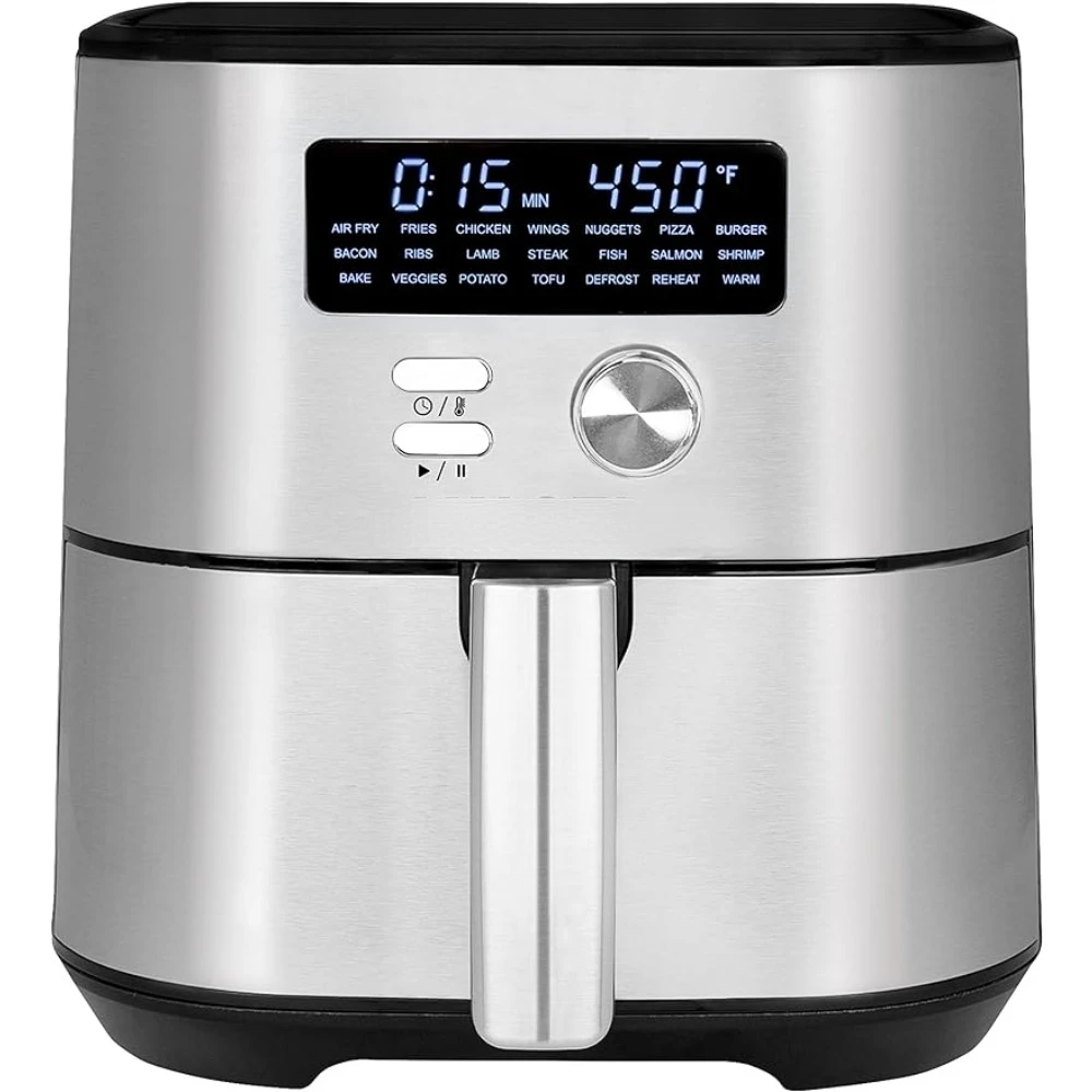 Kalorik MAXX® Digital Air Fryer FT 47823 BKSS | 6-Quart Oilless Air Fryer with 7 Cooking Functions | LED Displaook
Kalorik MAXX® Digital Air Fryer FT 47823 BKSS | 6-Quart Oilless Air Fryer with 7 Cooking Functions | LED Displaook
