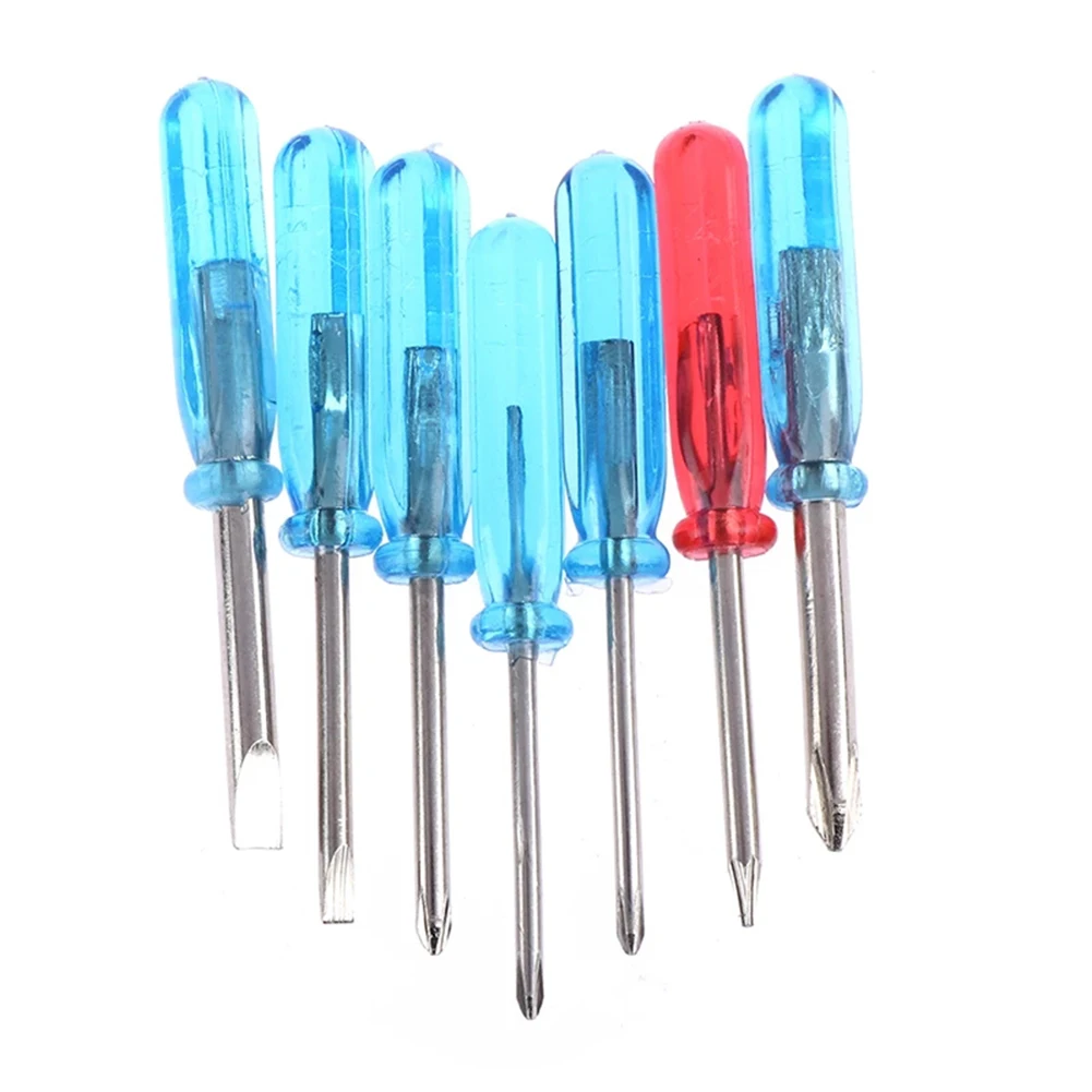 

Cross Screwdrivers Mini Screwdrivers Workshop 45# Steel 45mm / 1.77Inch 7Pcs/Set Cross Repair For Small Items Slotted