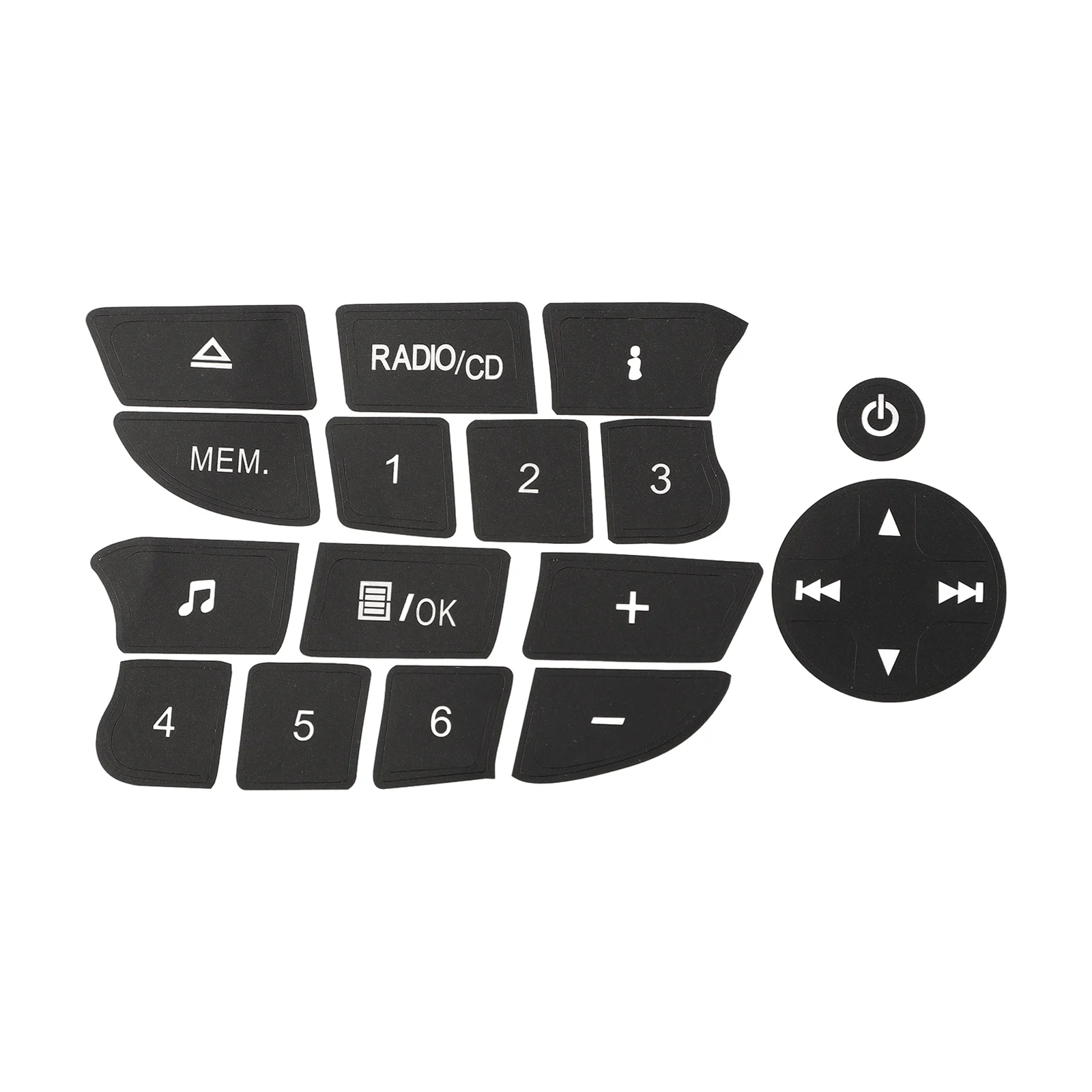 Black Button Sticker Button Sticker Audio Button Repair Car For Clio 2009-2011 For Megane 2009-2011
Black Button Sticker Button Sticker Audio Button Repair Car For Clio 2009-2011 For Megane 2009-2011