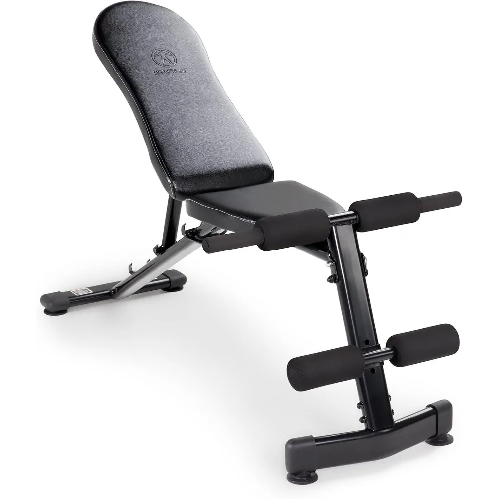 Многофункциональная Регулируемая универсальная весовая скамья Marcy для тренировок в вертикальном положении, в наклоне, в ухудшении и при ровном положении 
Многофункциональная Регулируемая универсальная весовая скамья Marcy для тренировок в вертикальном положении, в наклоне, в ухудшении и при ровном положении