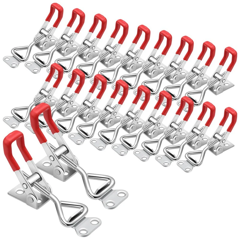 36Pcs Adjustable Toggle Latch Clamp Pull Latch 4001 Heavy Duty Latch Lock Metal Door Latches Sturdy Latches Hardware Durable
36Pcs Adjustable Toggle Latch Clamp Pull Latch 4001 Heavy Duty Latch Lock Metal Door Latches Sturdy Latches Hardware Durable