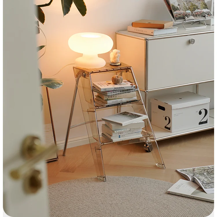 PC Plastic Clear Acrylic Crystal Upper Transparent Stepladder Step Ladder Household Three Ladder Multifunction Pedal Non Skip
PC Plastic Clear Acrylic Crystal Upper Transparent Stepladder Step Ladder Household Three Ladder Multifunction Pedal Non Skip