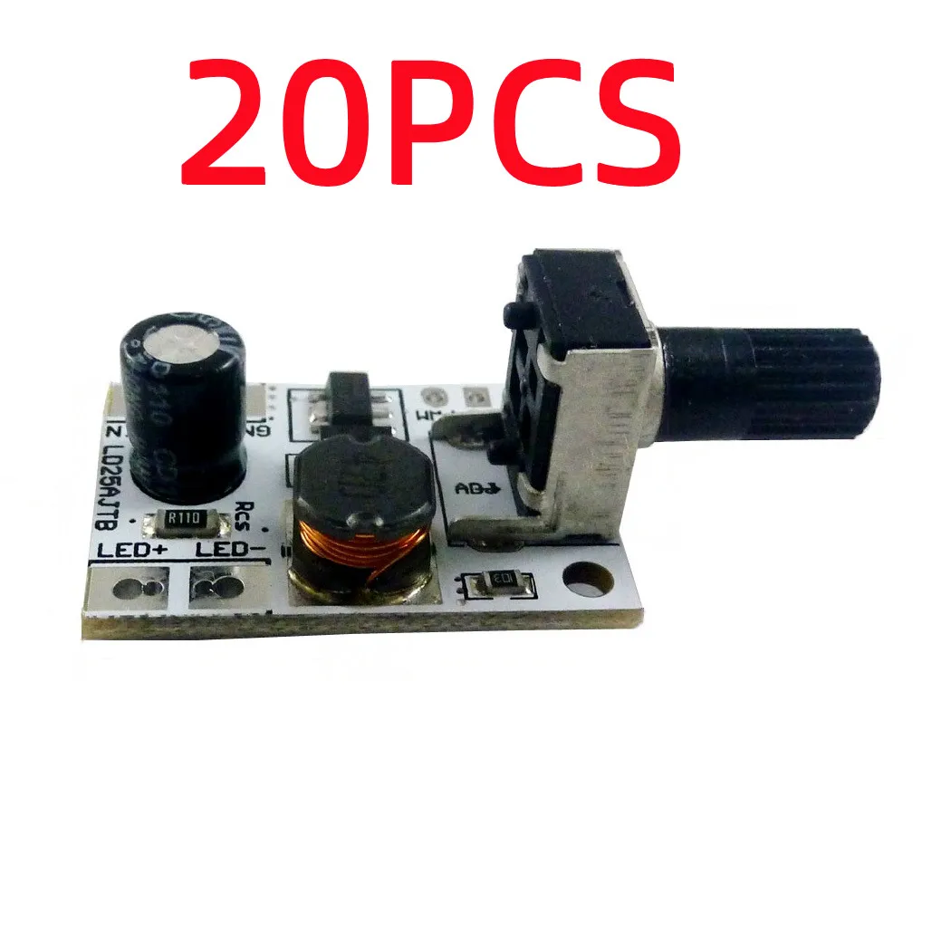 

20PCS LD25AJTB DC 6-24V 20W Adjustable Brightness LED Driver PWM Controller DC-DC Step-down Constant Current Converter