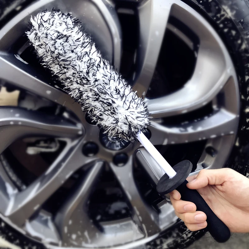 

Car Wheel Brush Tire Brush Microfiber Cleaning Rim Spoke Wheel Barrel Cleaning Tools Detailing Brush For Auto Wash Accessories