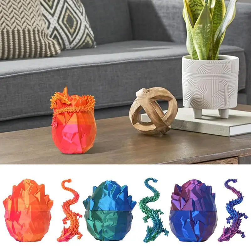 3D Printed Dragon Dragon Egg Fidget Toy Surprise Flexible and Fun Kids Toy Year of The Dragon Beautiful Decoration for Home
3D Printed Dragon Dragon Egg Fidget Toy Surprise Flexible and Fun Kids Toy Year of The Dragon Beautiful Decoration for Home