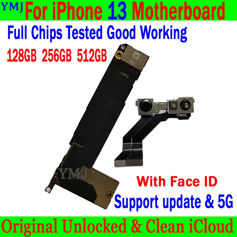 With/No Face ID For iPhone 13 Motherboard Original Unlocked Free icloud logic board Full Tested Good Working Support Update&5G
With/No Face ID For iPhone 13 Motherboard Original Unlocked Free icloud logic board Full Tested Good Working Support Update&5G