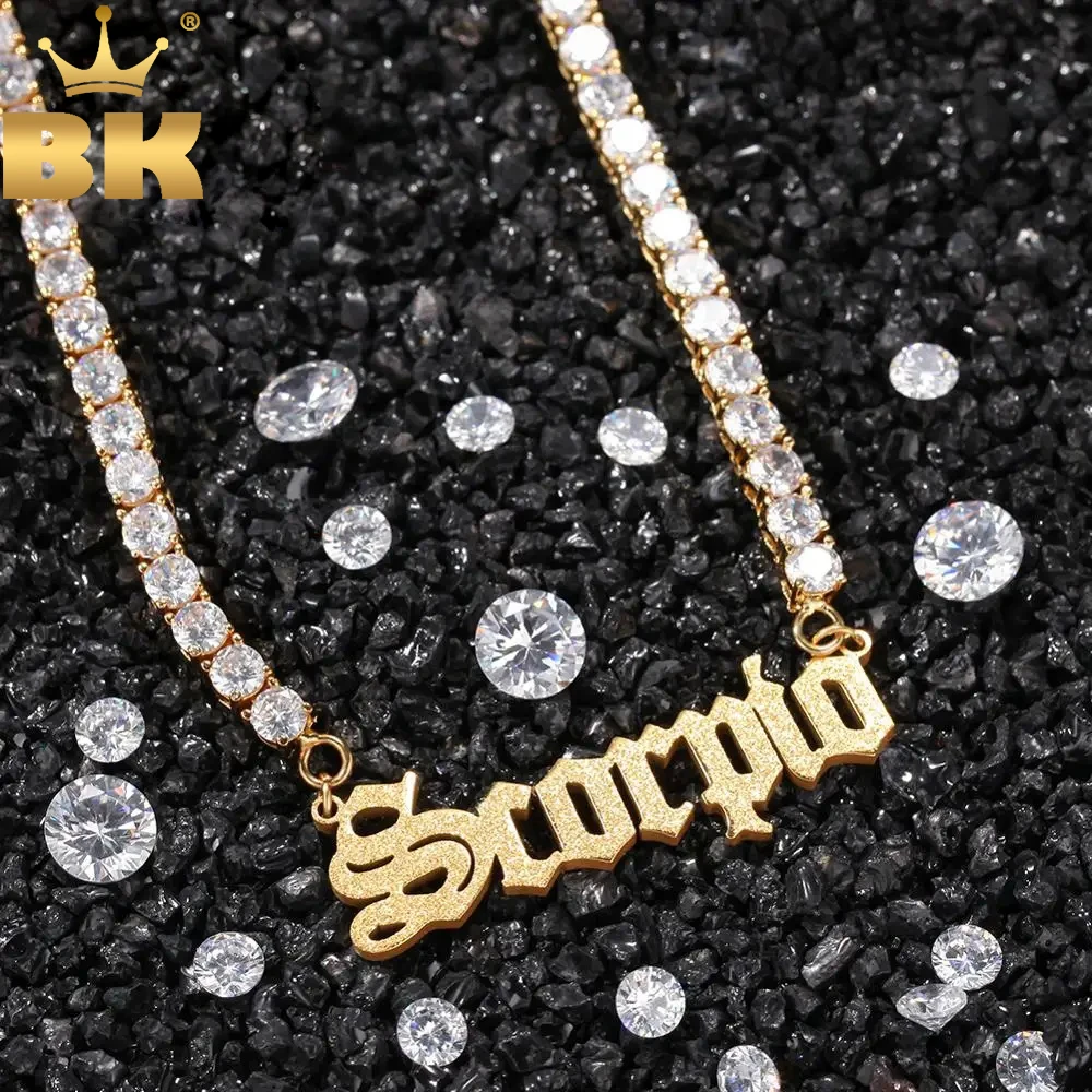 TBTK 12 constellation Stainless Steel Pendant Necklace with 4MM CZ Tennis chain Fashion Hip Hop Jewelry Gift Drop Shipping
TBTK 12 constellation Stainless Steel Pendant Necklace with 4MM CZ Tennis chain Fashion Hip Hop Jewelry Gift Drop Shipping