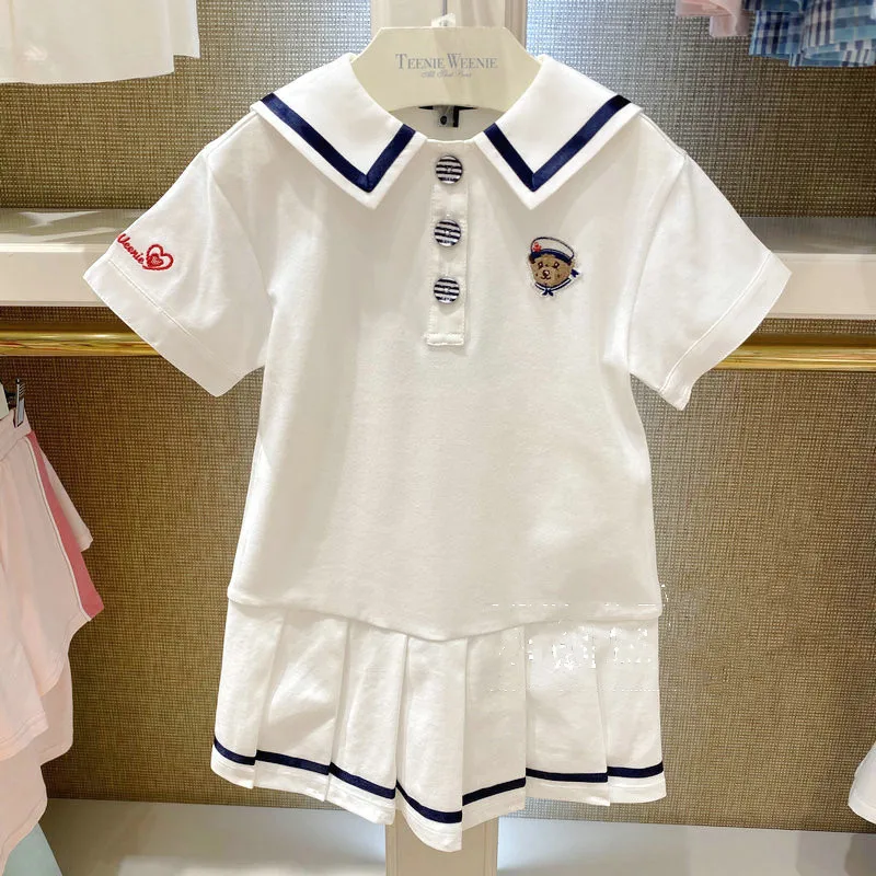 Cotton white dress for girl kids clothes summer cartoon bear embroidery sweet Family Matching Outfits y2k
Cotton white dress for girl kids clothes summer cartoon bear embroidery sweet Family Matching Outfits y2k