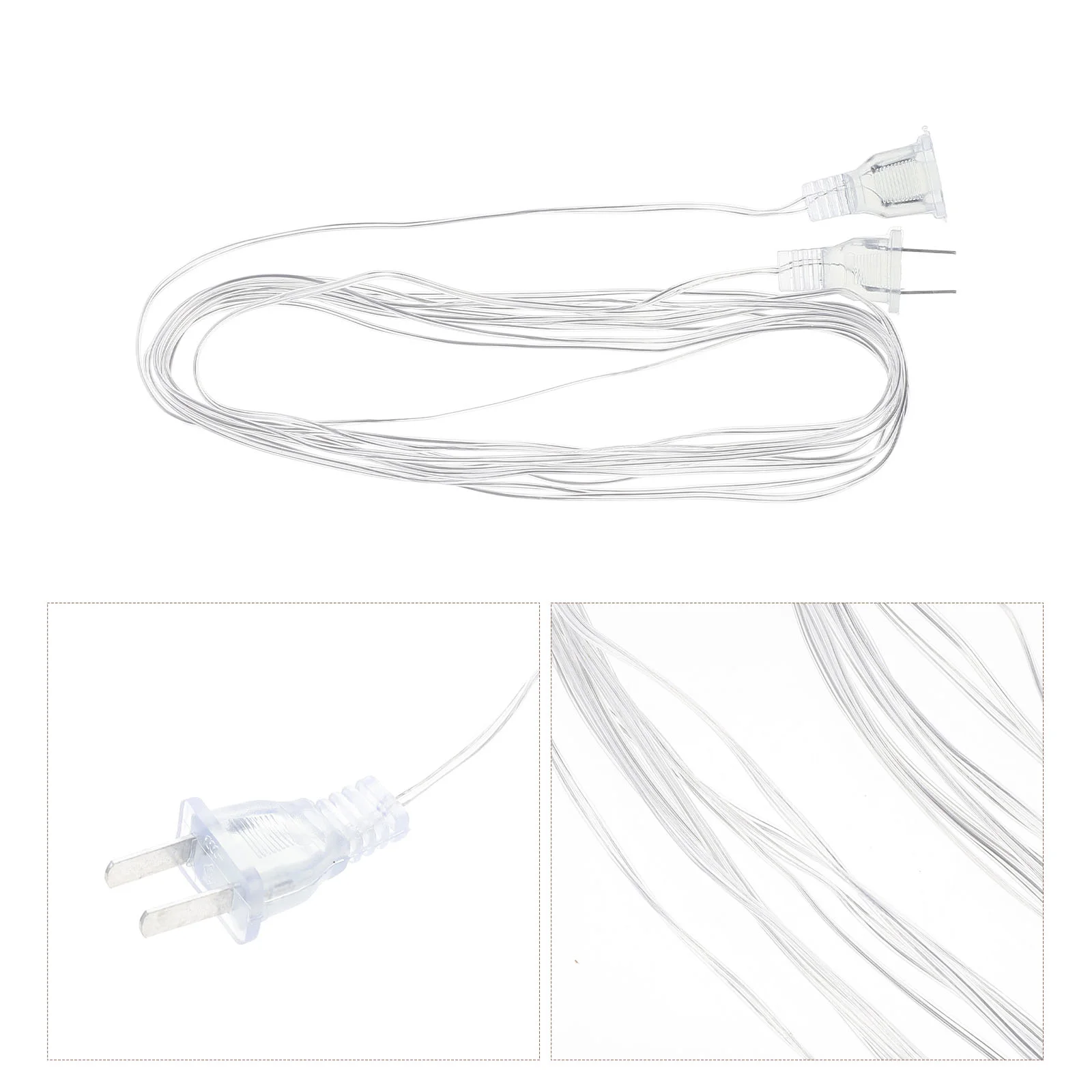 Garden String Festival Light Plug Lamp Extension String Curtain Light Extended Cord Christmas Light String Accessory (US Plug)
Garden String Festival Light Plug Lamp Extension String Curtain Light Extended Cord Christmas Light String Accessory (US Plug)