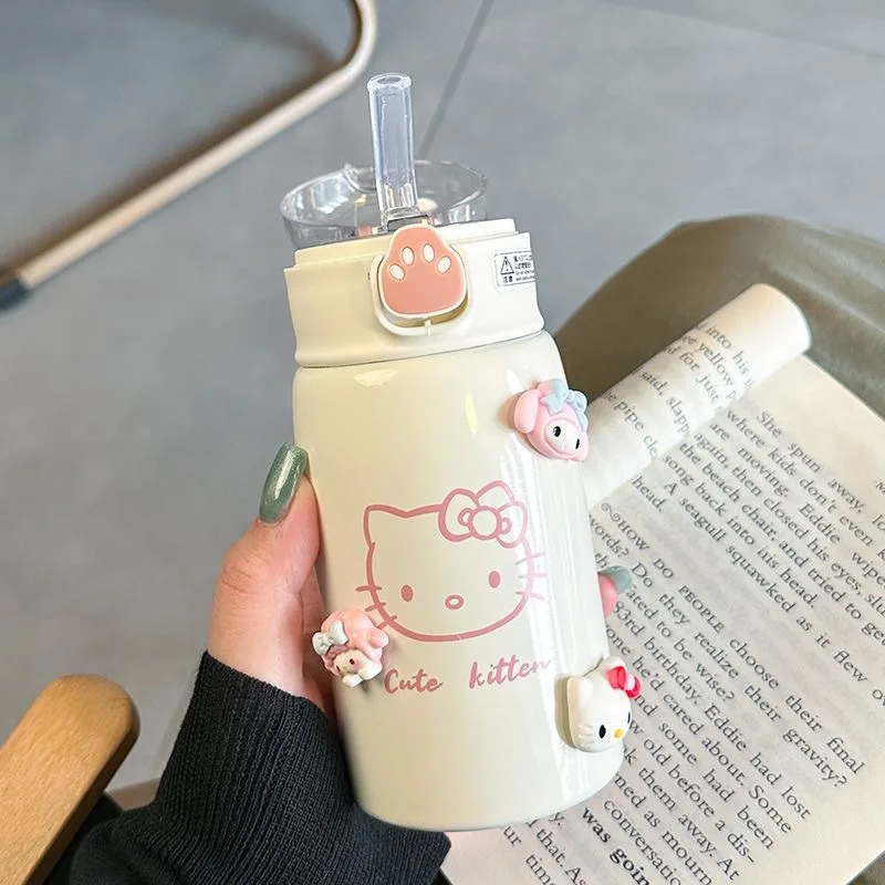 New Kawaii Hello Kitty Childrens Sippy Cup 304 Stainless Steel Simple Insulated Cup Female Student Portable Cartoon Bouncing Cup
New Kawaii Hello Kitty Childrens Sippy Cup 304 Stainless Steel Simple Insulated Cup Female Student Portable Cartoon Bouncing Cup