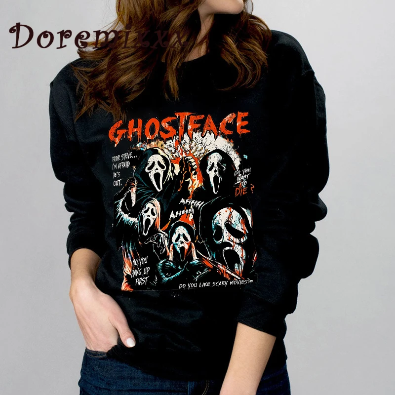Hoodie Skull Ghost Face Print Unisex Clothes Men Women Halloween Goth Graphic Pullover Sweatshirts Vintage Women Hoodies Tops
Hoodie Skull Ghost Face Print Unisex Clothes Men Women Halloween Goth Graphic Pullover Sweatshirts Vintage Women Hoodies Tops