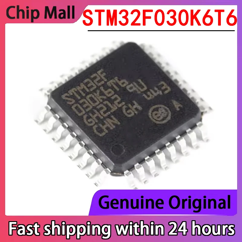 Микропроцессор STM32F030K6T6, микропроцессор 32 бита, микроконтроллер микросхема, 10 шт.
Микропроцессор STM32F030K6T6, микропроцессор 32 бита, микроконтроллер микросхема, 10 шт.