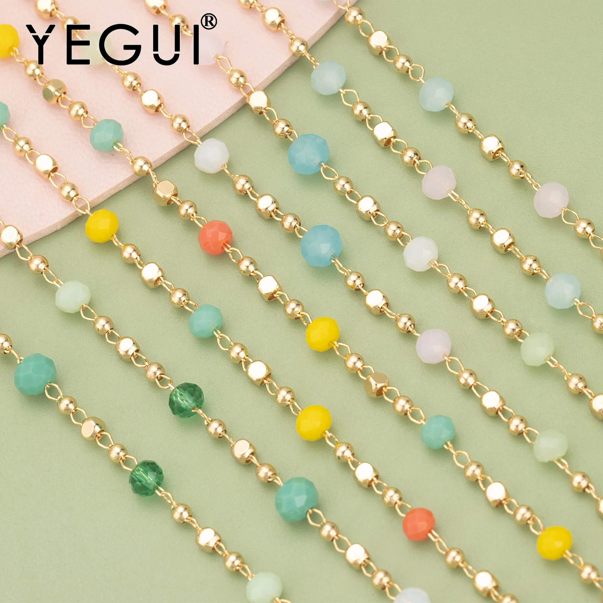 YEGUI C332,chain,18k gold plated,copper,natural stone,nickel free,hand made,diy bracelet necklace,jewelry making,1m/lot
YEGUI C332,chain,18k gold plated,copper,natural stone,nickel free,hand made,diy bracelet necklace,jewelry making,1m/lot