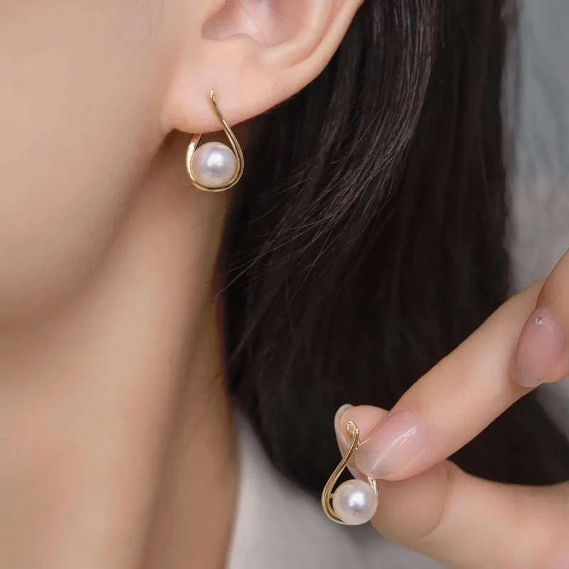 Fashion Simple Silver Gold Pearl Earrings for Women Girls Gift Wedding Party Accessories Gifts Designer Earrings
Fashion Simple Silver Gold Pearl Earrings for Women Girls Gift Wedding Party Accessories Gifts Designer Earrings