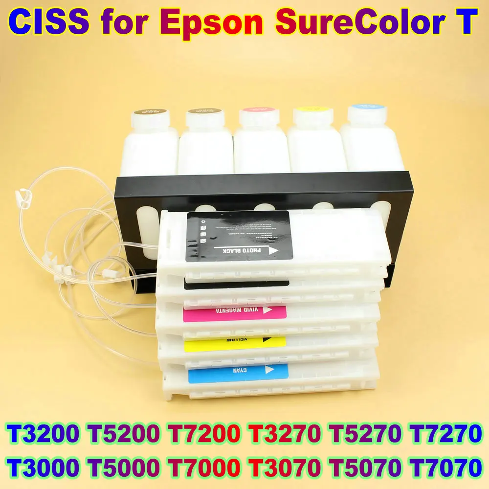 T3000 T5000 T7000 T3070 T5070 T7070 Ciss Ink System BIS Ink System for Epson Printer Bulk Ink Supply System Continous Ink Tool
T3000 T5000 T7000 T3070 T5070 T7070 Ciss Ink System BIS Ink System for Epson Printer Bulk Ink Supply System Continous Ink Tool