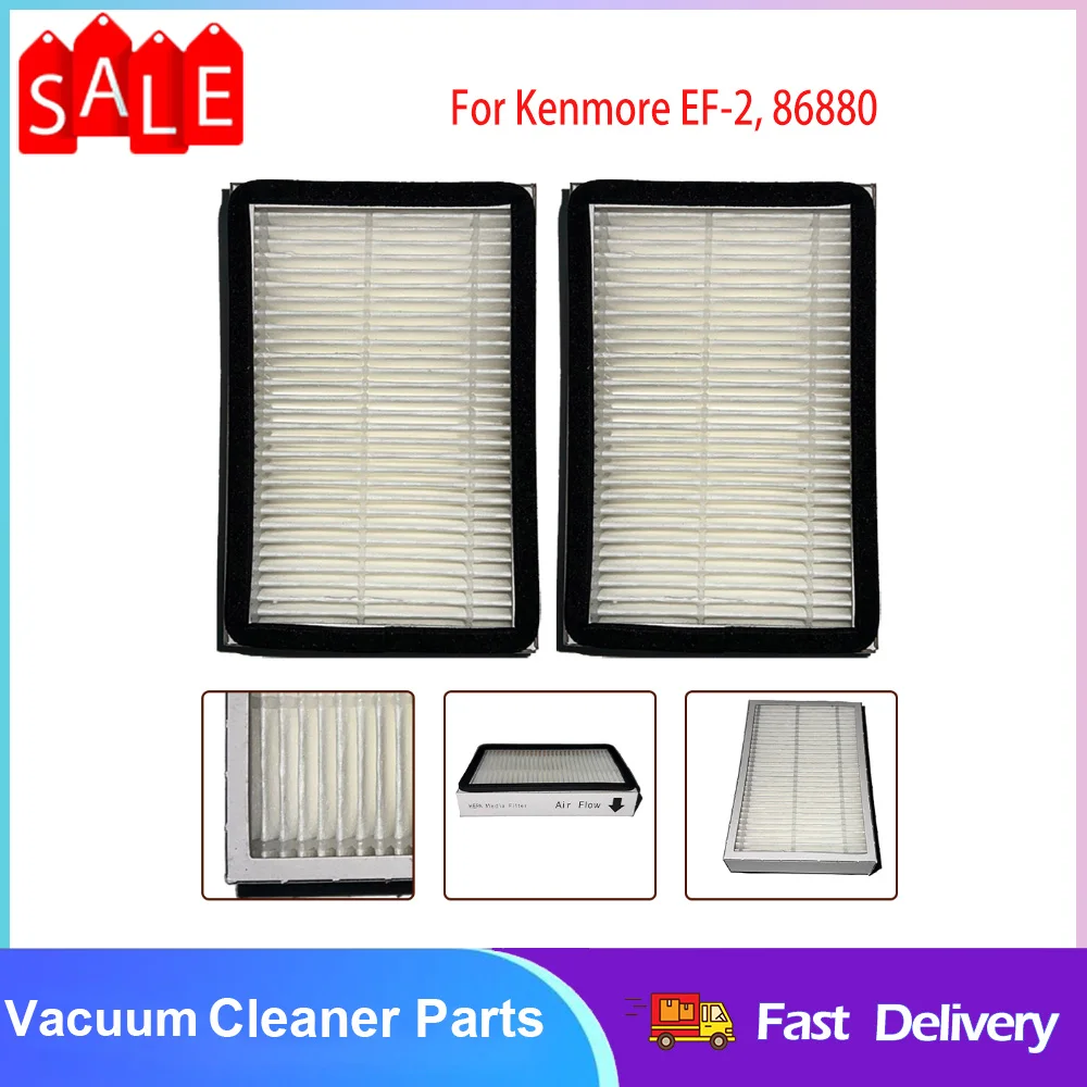 2pcs Replacement Filters For Kenmore EF-2, 86880, 20-86880, 610445, For Panasonic (MC-V194H) Vacuum Cleaner Accessories
2pcs Replacement Filters For Kenmore EF-2, 86880, 20-86880, 610445, For Panasonic (MC-V194H) Vacuum Cleaner Accessories