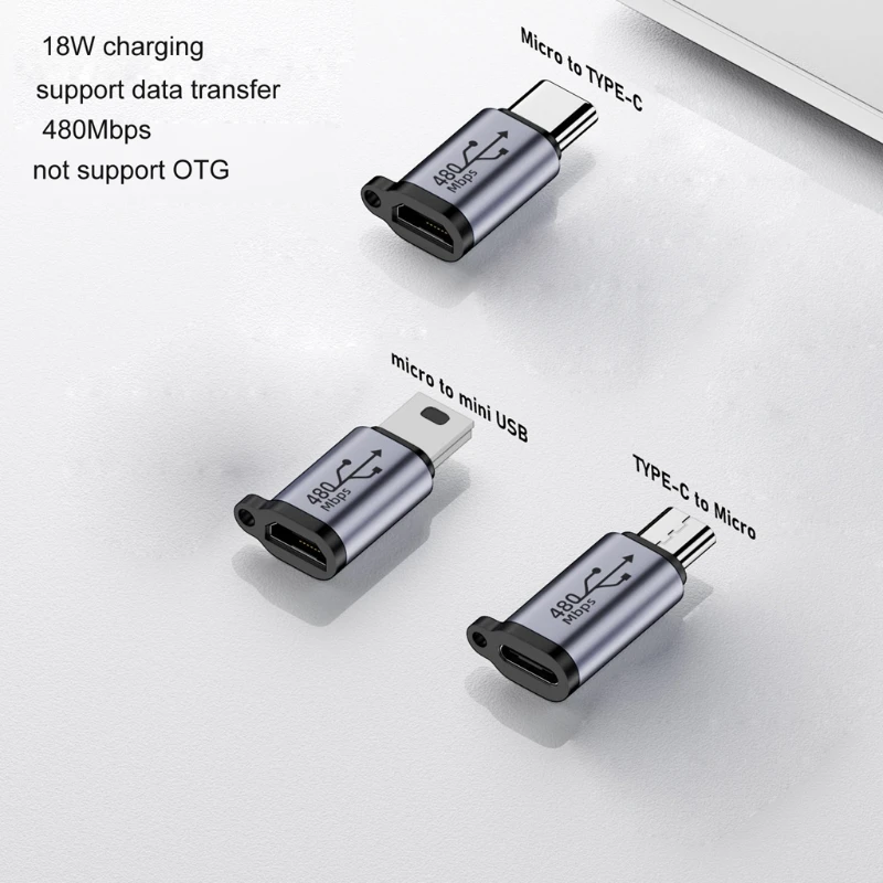to Micro USB Adapter TypeC Female To Micro Usb Male Converter Connector Supports Charging Data Sync Alloy Adaptor Dropship
to Micro USB Adapter TypeC Female To Micro Usb Male Converter Connector Supports Charging Data Sync Alloy Adaptor Dropship