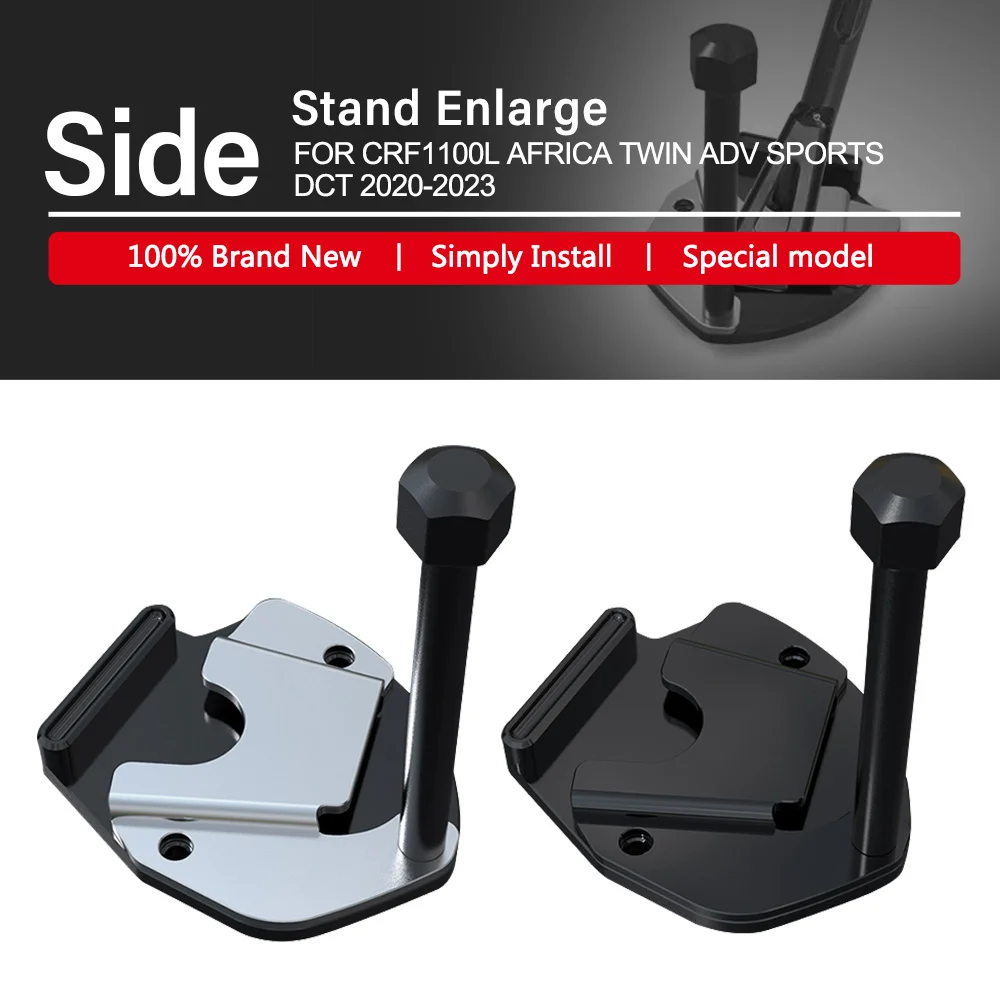 Kickstand Side Stand Enlarge Extension Foot Pad Support For Honda CRF1100L AFRICA TWIN Adventure Sports DCT 2020-2021-2022-2023
Kickstand Side Stand Enlarge Extension Foot Pad Support For Honda CRF1100L AFRICA TWIN Adventure Sports DCT 2020-2021-2022-2023