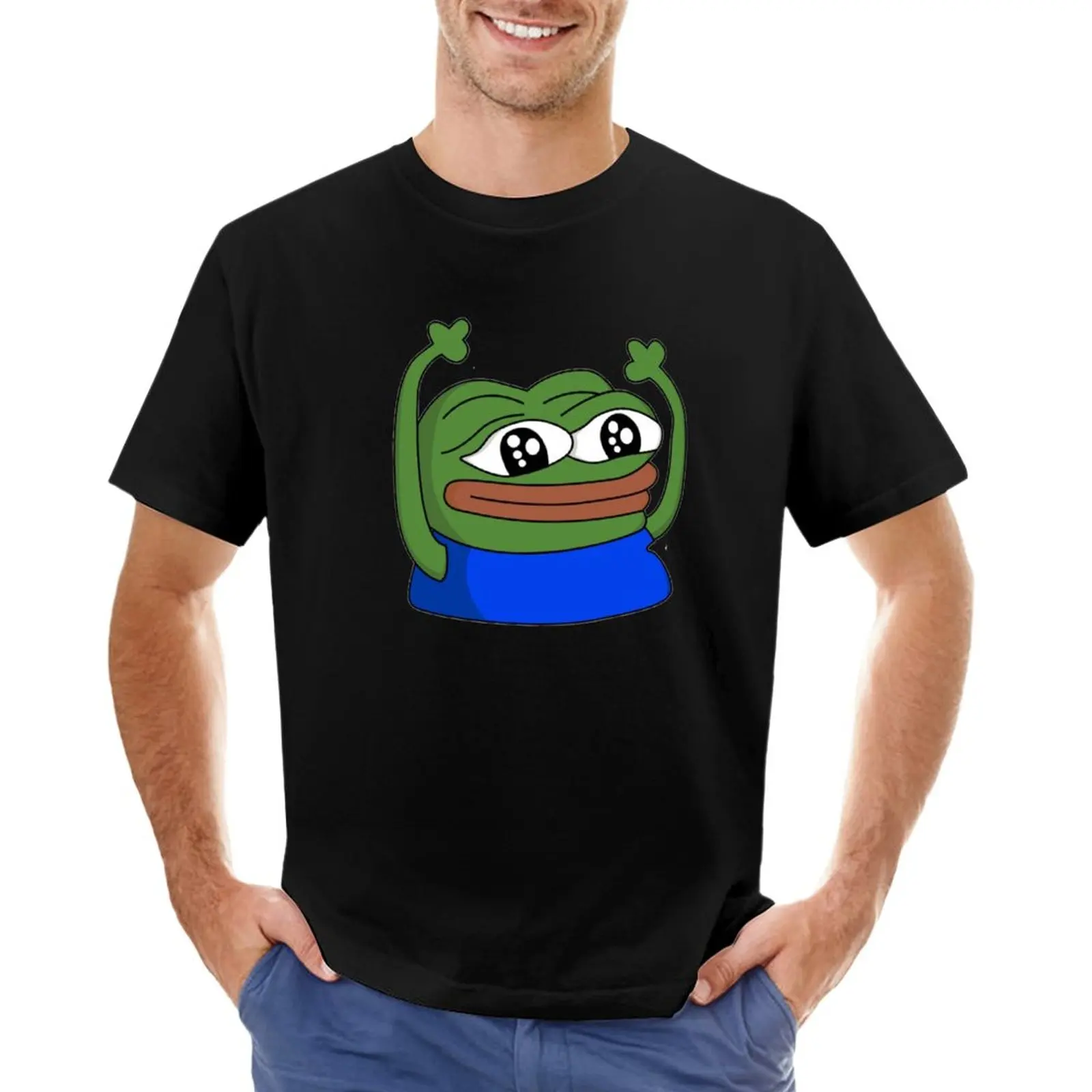 

Classic Happy Peepo Pepe the Frog T-Shirt customized t shirts Anime t-shirt quick drying shirt mens plain t shirts