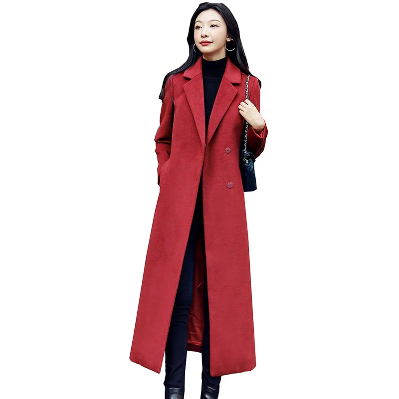 Goddess Elegant Slim Long Woolen Trench Coat Women Autumn Winter Wool Coats Ladies Fashion Large Size High-end Woolen Coat F231
Goddess Elegant Slim Long Woolen Trench Coat Women Autumn Winter Wool Coats Ladies Fashion Large Size High-end Woolen Coat F231
