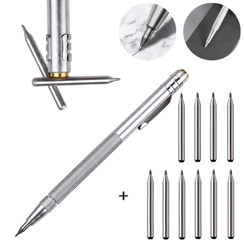 11PCS Diamond Scribing Pen Tungsten Carbide Tip Carbide Engraving Pen Carbide Tip Marker Engraving Pen For Glass Metal Wood
11PCS Diamond Scribing Pen Tungsten Carbide Tip Carbide Engraving Pen Carbide Tip Marker Engraving Pen For Glass Metal Wood
