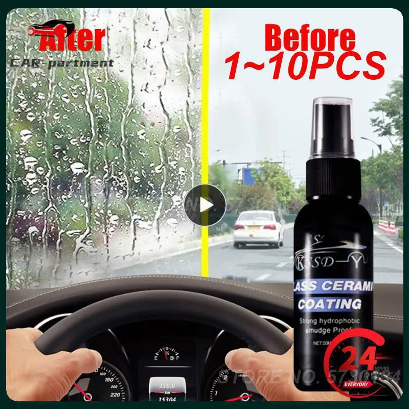 1~10PCS All Purpose Car Glass Coating Agent Anti Rain Fog Spray Coating for Windshield Rearview Mirror Cleaner LX0E
1~10PCS All Purpose Car Glass Coating Agent Anti Rain Fog Spray Coating for Windshield Rearview Mirror Cleaner LX0E
