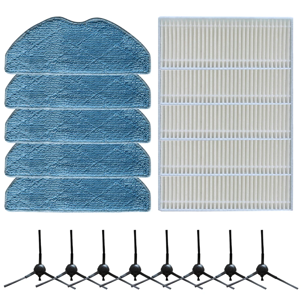 Enhance Cleaning Efficiency with Spare Side Brush Mop Cloth Filter Kit for Botslab s8 plus Robotic Vacuum Cleaner
Enhance Cleaning Efficiency with Spare Side Brush Mop Cloth Filter Kit for Botslab s8 plus Robotic Vacuum Cleaner