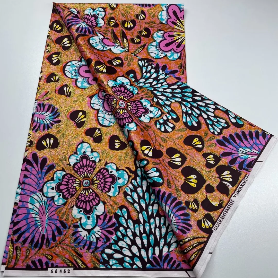2024 New Nigerian African Wax Fabrics Cotton Print Wrap Batik Ankara High Quality Original Veritable Super Golden Material 3C6G
2024 New Nigerian African Wax Fabrics Cotton Print Wrap Batik Ankara High Quality Original Veritable Super Golden Material 3C6G