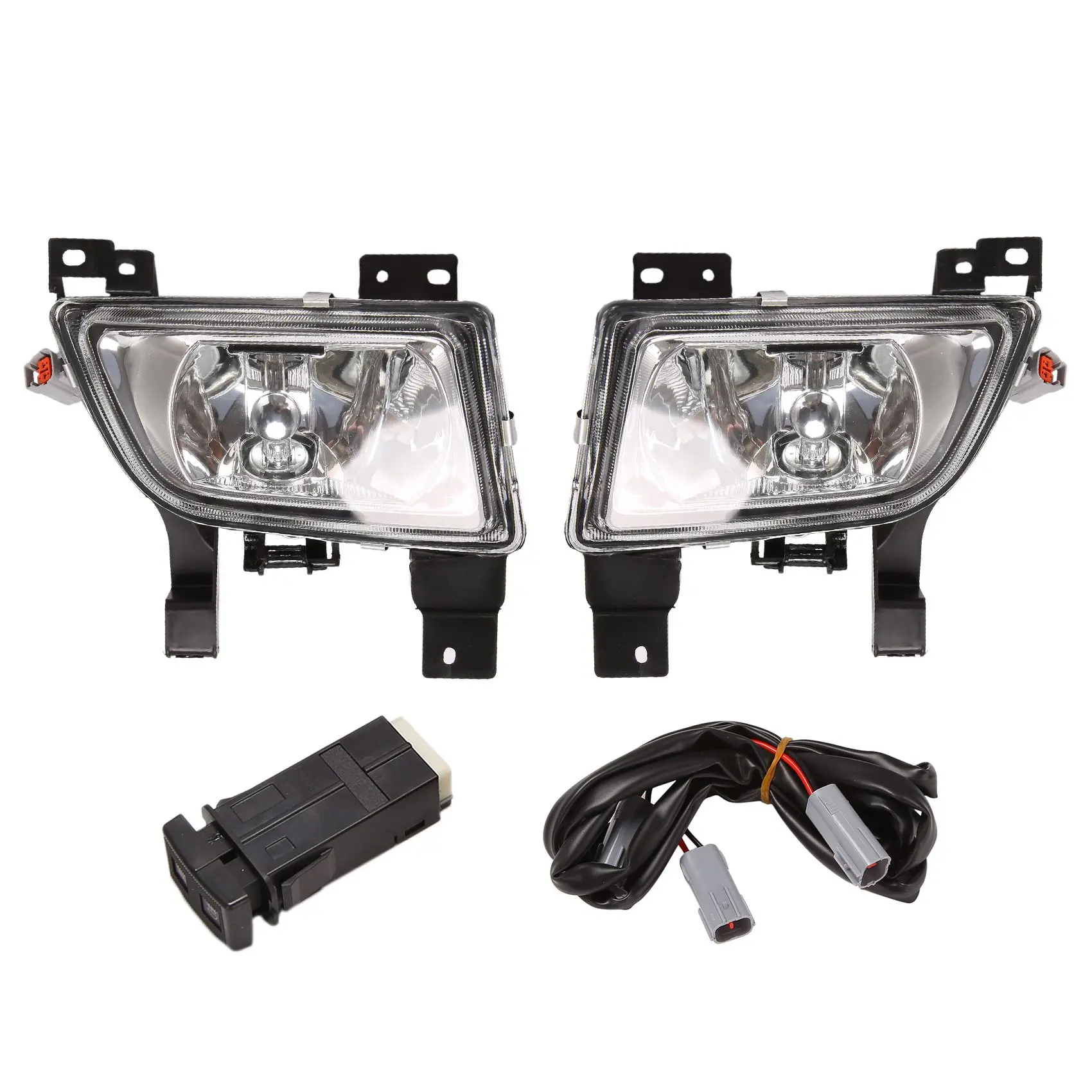 

Car Front Bumper Fog Lamp Fog Light W/Switch Kit for Mazda Premacy 1998-2004 Protege 1998 BJ B25G-51-680 B25G-51-690