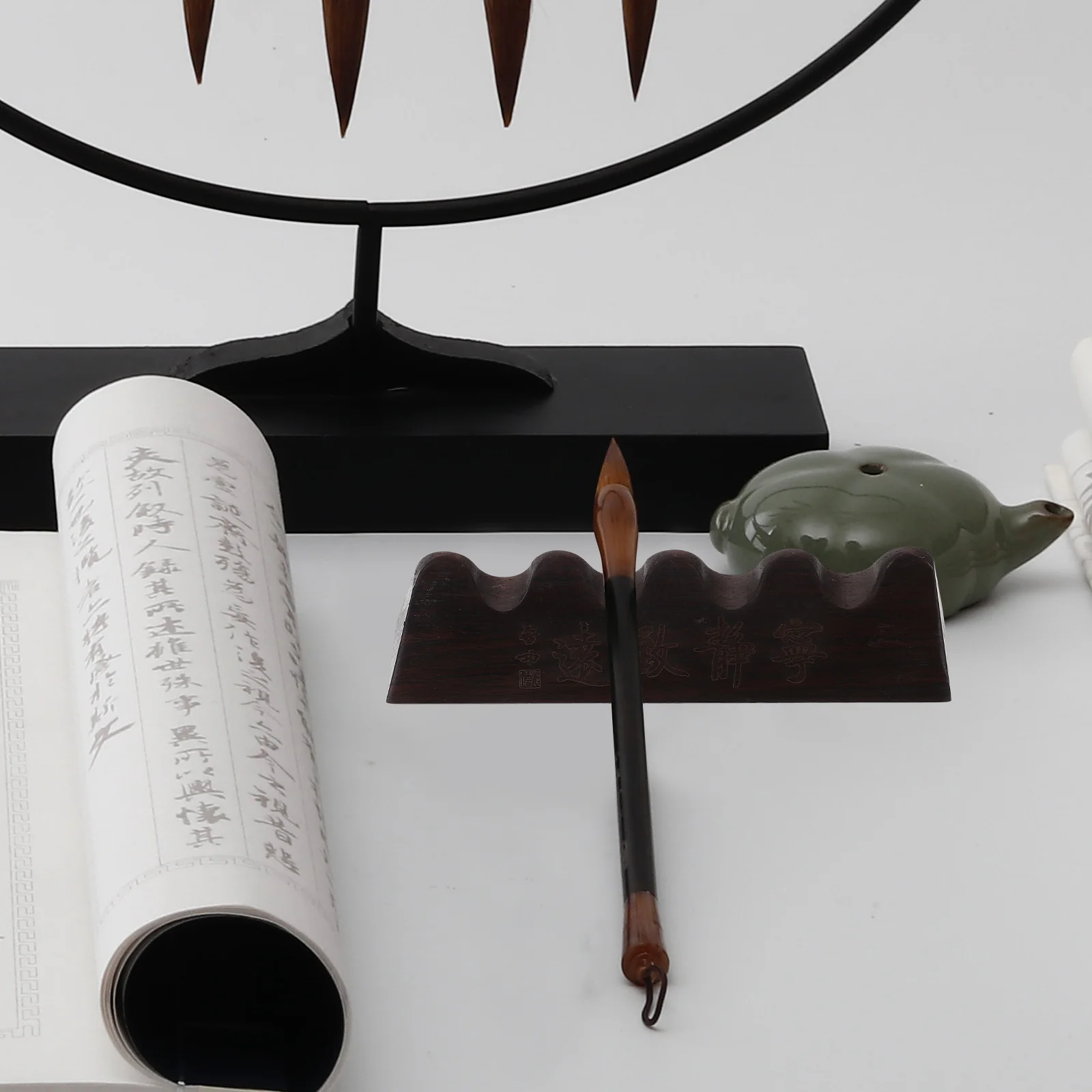 Paintbrush Stand Wall-mounted Free-standing Detachable Wooden Desktop Storage Tool 1pcs Calligraphy Holder Pen Rack Rest for
Paintbrush Stand Wall-mounted Free-standing Detachable Wooden Desktop Storage Tool 1pcs Calligraphy Holder Pen Rack Rest for