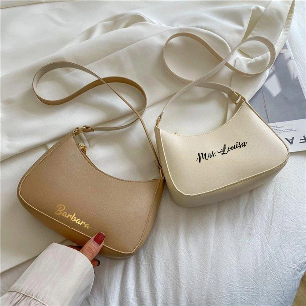

Personalization New Women's Shoulder Bags Fashion Handbags Retro Purse Bags Zipper Summer Simple Students Daily Casual Handbags