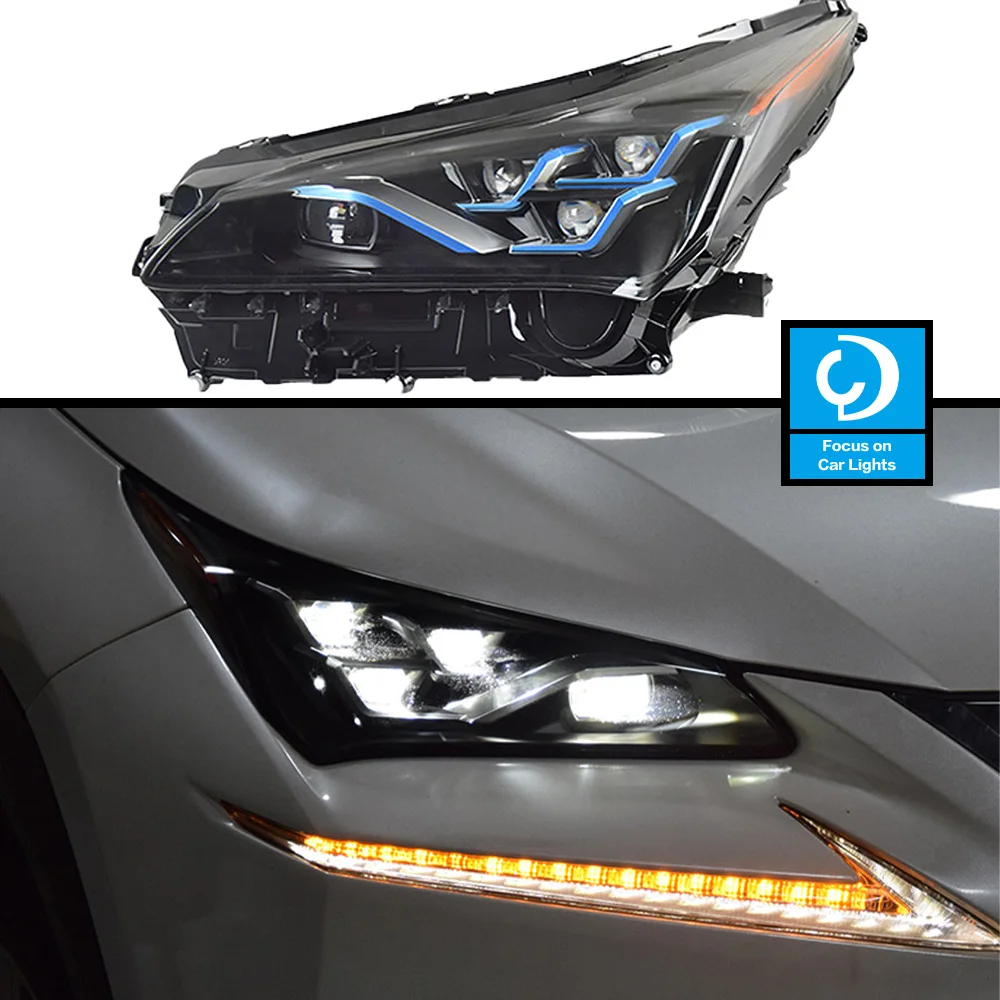 

Car Front Headlight for Lexus NX200T 2015-2020 NX300H NX200 NX300 HeadLamp LED Styling Dynamic Turn Signal Lens Automotive 2PCS