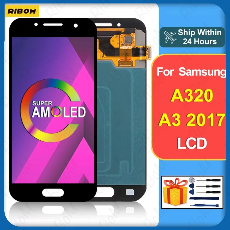New Original 4.7'' For Samsung Galaxy A3 2017 Display Touch Screen Digitizer For Samsung A320 LCD A320F A320Y LCD
New Original 4.7'' For Samsung Galaxy A3 2017 Display Touch Screen Digitizer For Samsung A320 LCD A320F A320Y LCD