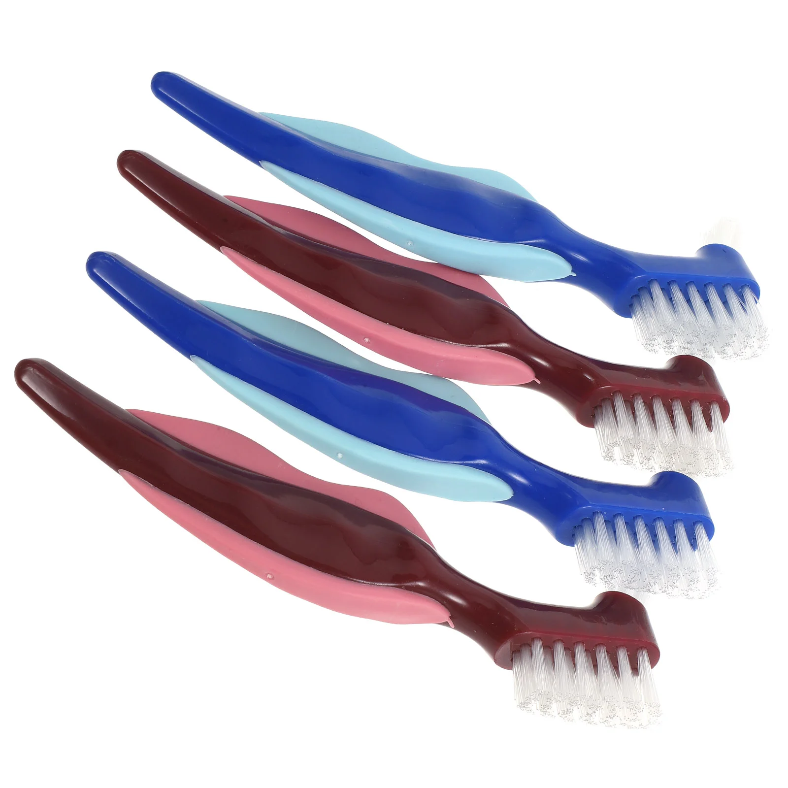 

Elderly Denture Travel Toothbrush Gum Cleaning Travel Toothbrushes Tools False Soft for Braces Double Sided Care Supply