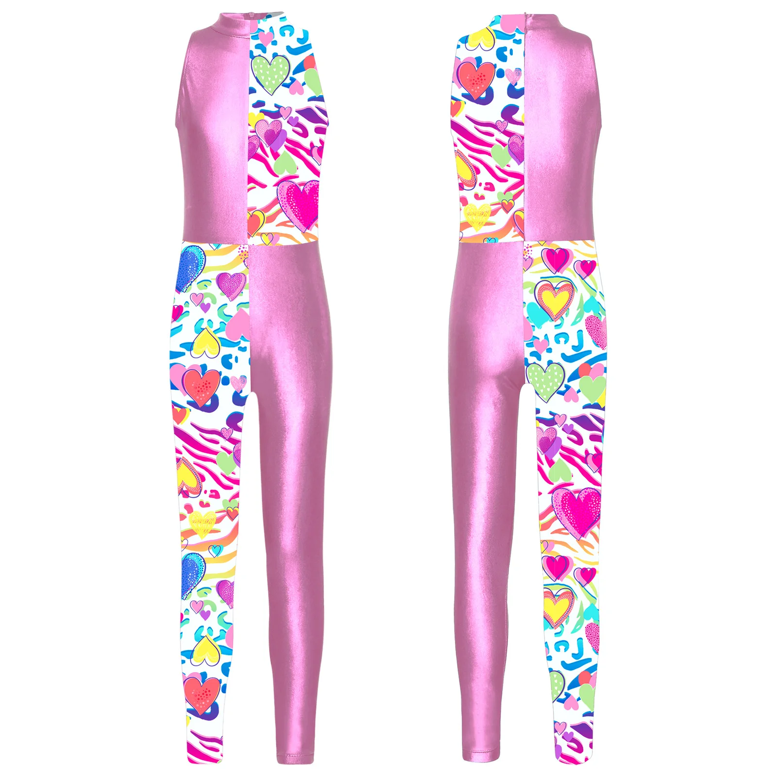 Детский спортивный комбинезон для девочек, балетный костюм для гимнастики, катания на коньках, йоги, купальник без рукавов с принтом, одежда для выступлений и танцев 
Детский спортивный комбинезон для девочек, балетный костюм для гимнастики, катания на коньках, йоги, купальник без рукавов с принтом, одежда для выступлений и танцев