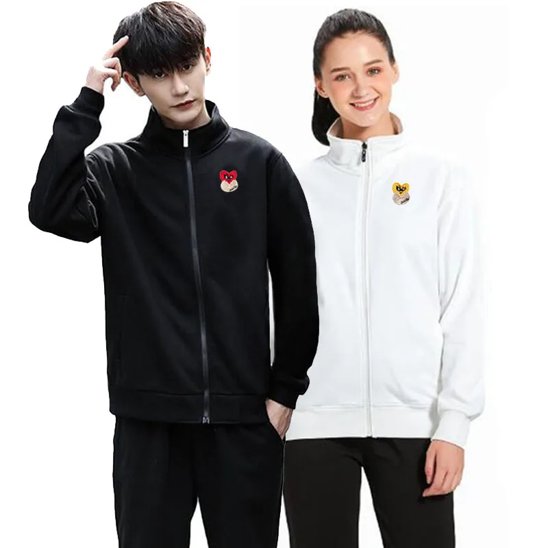 Break Egg Men Women Jacket Cartoon Heart Eggshell Embroidery Cotton Fleece Autumn Winter Lapel Zipper Pocket Casual Hoodie
Break Egg Men Women Jacket Cartoon Heart Eggshell Embroidery Cotton Fleece Autumn Winter Lapel Zipper Pocket Casual Hoodie