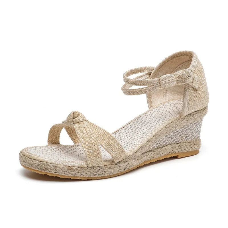 Sandals for Summer Women Espadrilles Wedges Open Toe Shoes Ladies Comfort Elegant Heeled Sandal Pumps Footwear Platform Sandalet
Sandals for Summer Women Espadrilles Wedges Open Toe Shoes Ladies Comfort Elegant Heeled Sandal Pumps Footwear Platform Sandalet