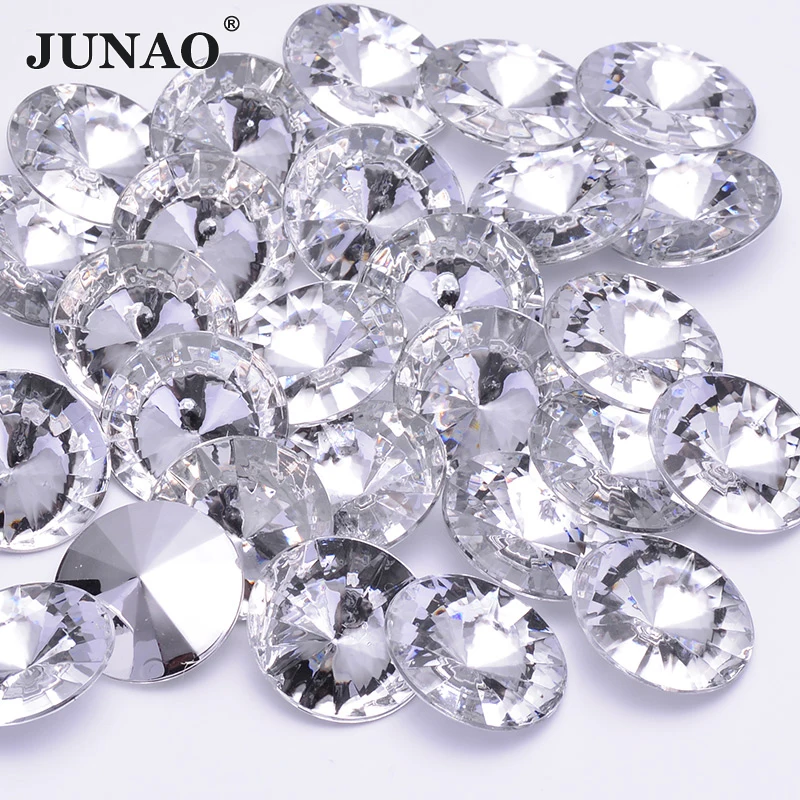 JUNAO 6 8 10 12 18 20 25 30mm Large Size Pointback Clear Rhinestone Round Acrylic Crystal Non Sewing Strass Appliques For Crafts
JUNAO 6 8 10 12 18 20 25 30mm Large Size Pointback Clear Rhinestone Round Acrylic Crystal Non Sewing Strass Appliques For Crafts