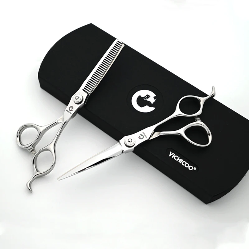 VICHICOO VF1-60630-SET Cutting and Thinning Barber Scissors Combo 9CR13 Barber Kit
VICHICOO VF1-60630-SET Cutting and Thinning Barber Scissors Combo 9CR13 Barber Kit