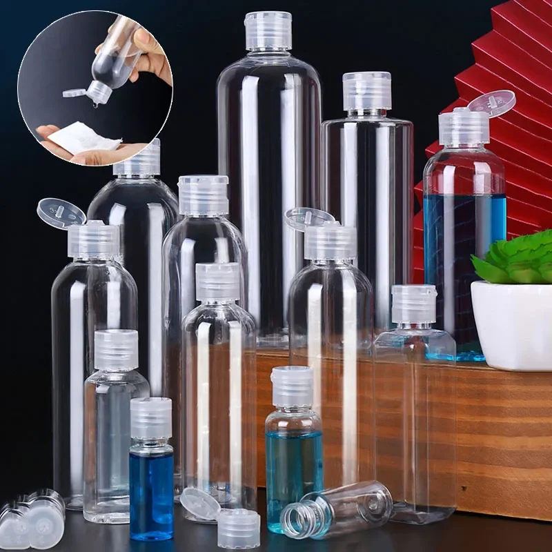 10Pcs Plastic PET Clear Flip Lid Lotion Bottles Refillable Squeeze Bottles Travel Liquid Shampoo Cosmetic Container Sample Vials
10Pcs Plastic PET Clear Flip Lid Lotion Bottles Refillable Squeeze Bottles Travel Liquid Shampoo Cosmetic Container Sample Vials