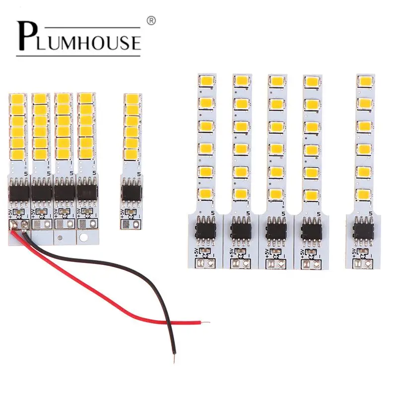 

5Pcs LED Flame Flash Candles Diode Light Lamp Board DIY Imitation Candle Flame PCB Decoration Light Bulb Accessories