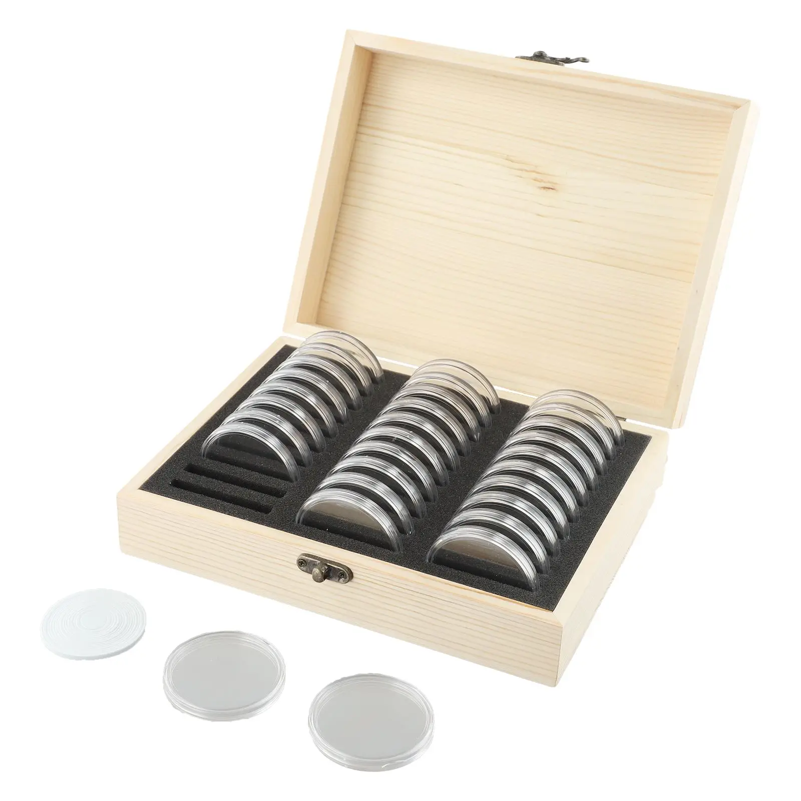 Wooden Coin Storage Box Solid With Adjustment Pad Coins Display Storage Box Collection Case Commemorative Coin
Wooden Coin Storage Box Solid With Adjustment Pad Coins Display Storage Box Collection Case Commemorative Coin
