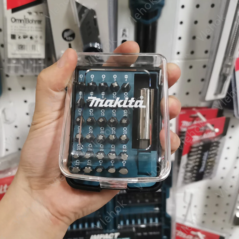Makita B-45406 1/4 "длинный удлинитель магнитный держатель отвертка Биты 31 шт. Многофункциональный шестигранный набор сверл
Makita B-45406 1/4 "длинный удлинитель магнитный держатель отвертка Биты 31 шт. Многофункциональный шестигранный набор сверл