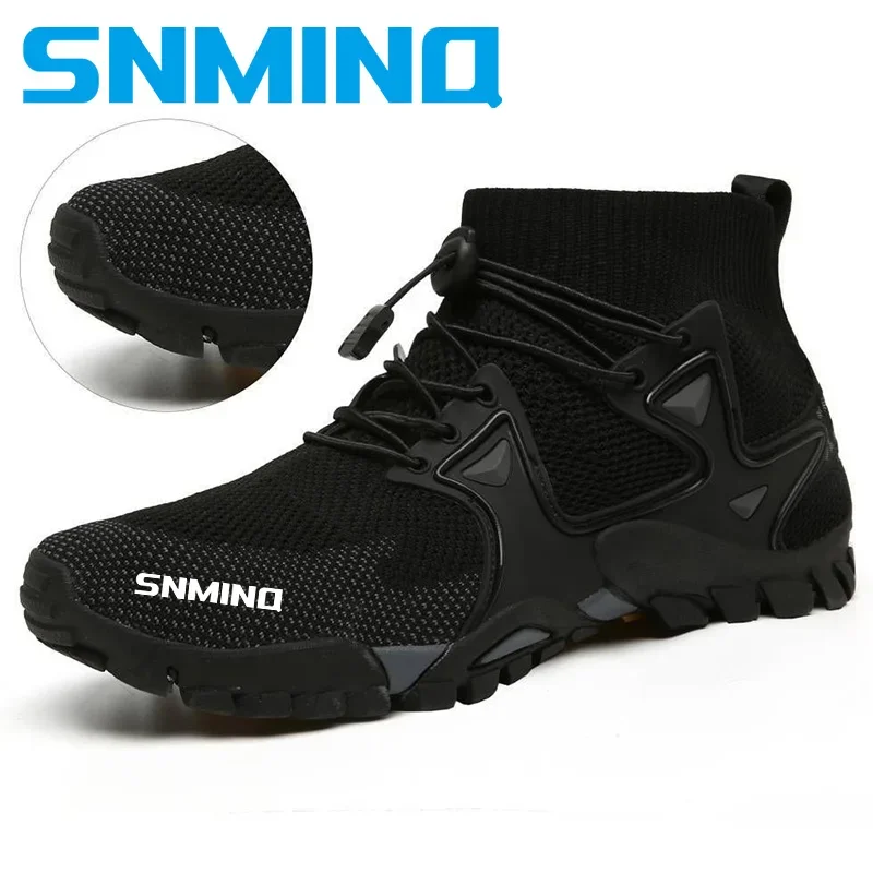 

2024 Men's Non Slip Fishing Shoes, Sports Shoes, Outdoor Sports, Breathable Hunting Boots, Grid Tracing Shoes, Bicycle Shoes