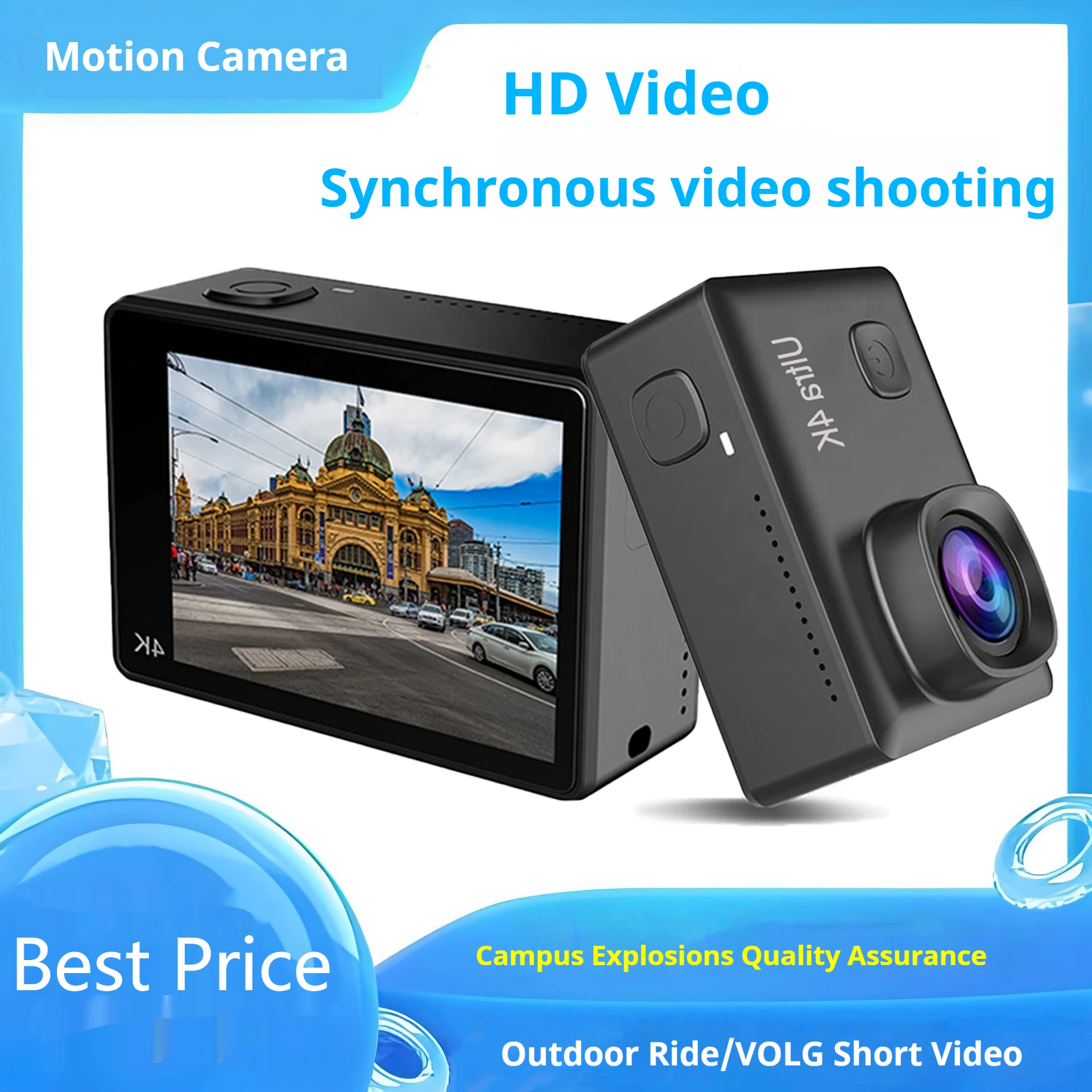 Action Camera 4k HD Touch Screen Motorcycle Recorder Anti-Shake Diving Fishing Campus Student WiFi Motion Uploadable Cameras
Action Camera 4k HD Touch Screen Motorcycle Recorder Anti-Shake Diving Fishing Campus Student WiFi Motion Uploadable Cameras