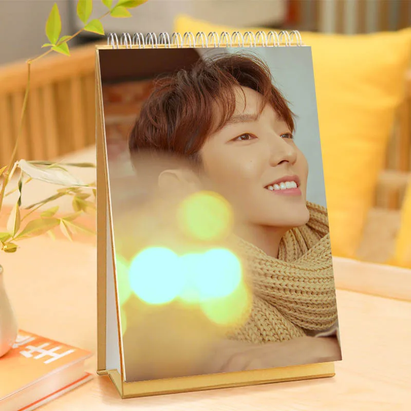 

2024Year Joon-gi Lee Jun Ki 13pages Desk Calendar Planner Desktop Ornaments Decoration